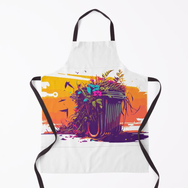 Item preview, illustration of abandoned object. Ecological theme designed and sold by Ariadna de Raadt.