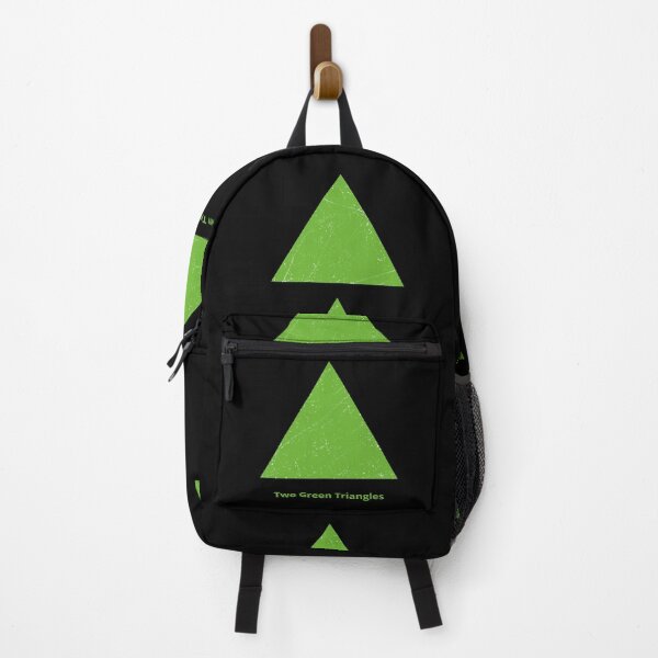 Item preview, Two Green Triangles designed and sold by Symbologee.