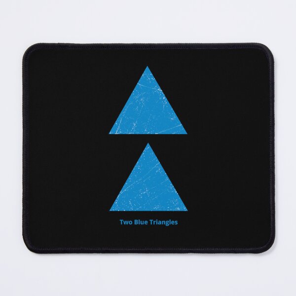 Item preview, Two Blue Triangles designed and sold by Symbologee.