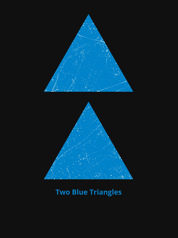 Two Blue Triangles\