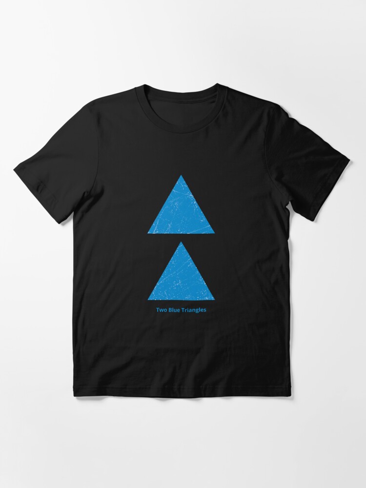 | Symbologee by Two T-Shirt Sale Essential Blue for Triangles\
