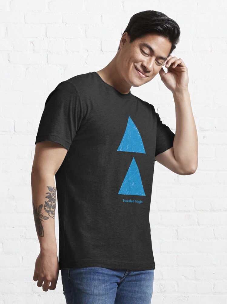 T-Shirt Blue Two for by | Triangles\