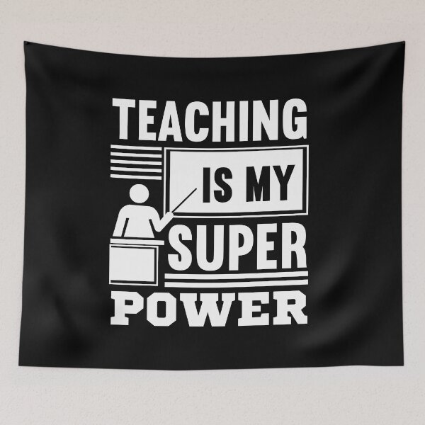 Item preview, TEACHING IS MY SUPER POWER designed and sold by SticerOcean.