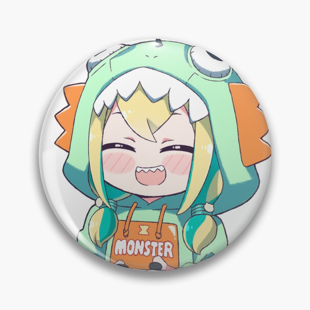 Pikamee Amano In Hololive Vtuber Soft Button Pin Lover Cartoon