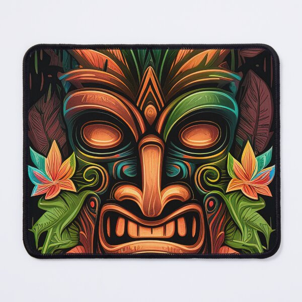 Item preview, Tropical Polynesian Tiki Mask designed and sold by RK - Shop.