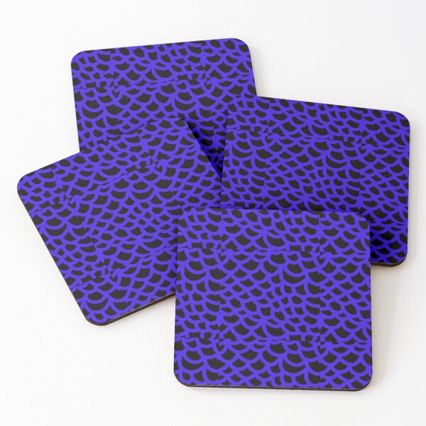 Artikelvorschau, Purple mermaid scales entworfen und verkauft von awsomepatterns.