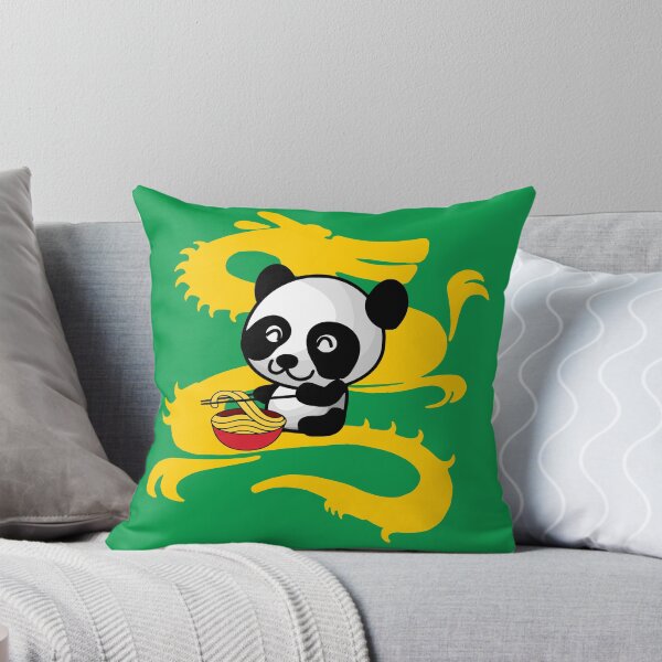 Item preview, Cute Panda Noodles with Dragon Background designed and sold by gorilla-tees.
