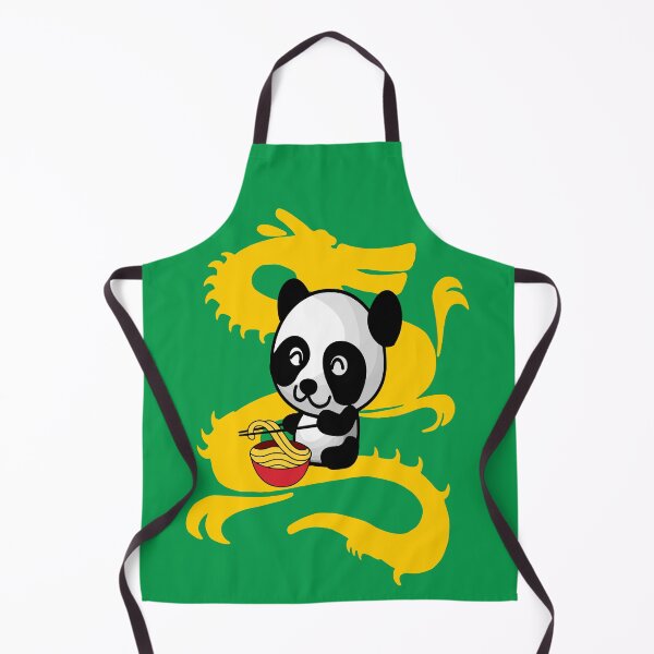 Item preview, Cute Panda Noodles with Dragon Background designed and sold by gorilla-tees.