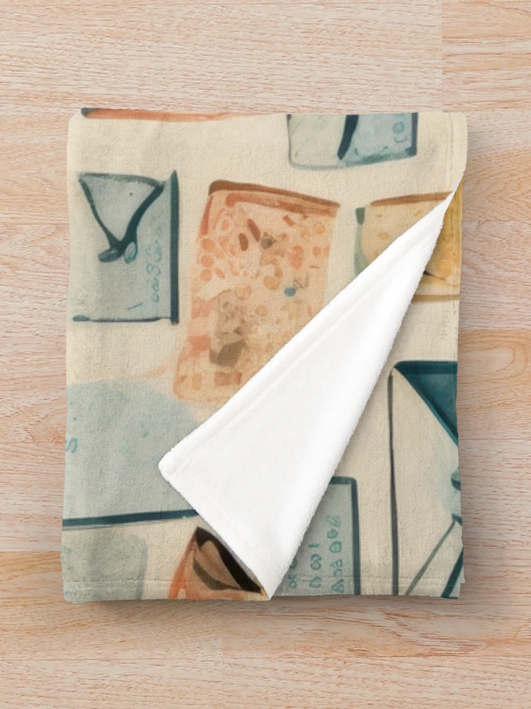 Thumbnail 3 of 6, Throw Blanket, Modern Abstract Pattern designed and sold by FireScreen.
