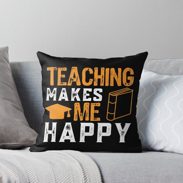 Item preview, TEACHING MAKES ME HAPPY designed and sold by SticerOcean.