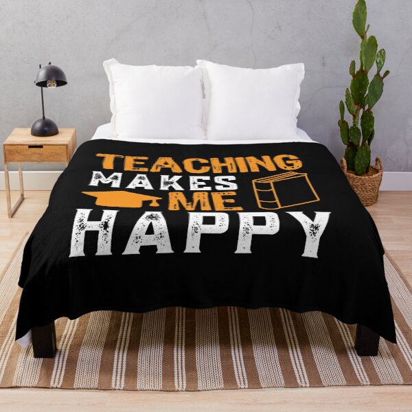 Item preview, TEACHING MAKES ME HAPPY designed and sold by SticerOcean.