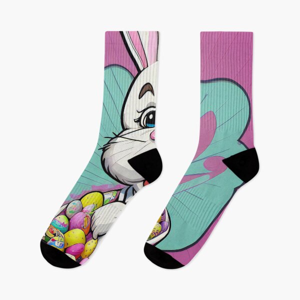 Artikelvorschau, Papa Osterhase mit bunten Eiern entworfen und verkauft von Kostjani.