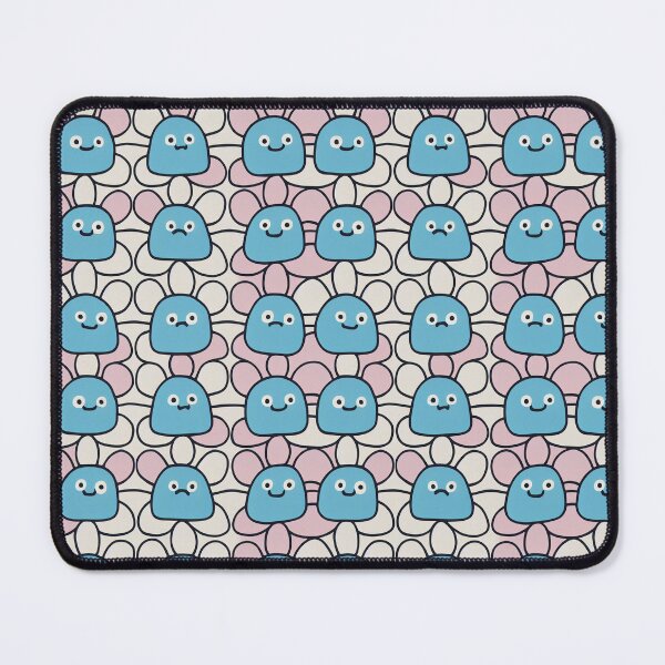 Item preview, Sweet Daisy Pattern With Cute Faces designed and sold by Fine Prints.
