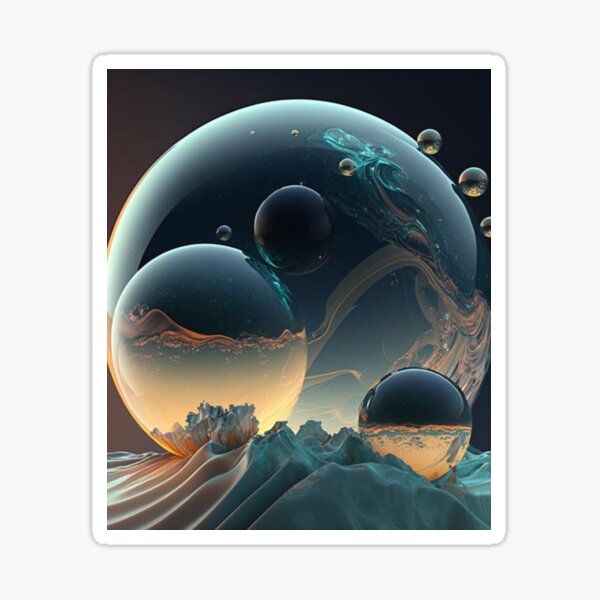 Planets Colour Sticker Sticker for Sale by Art-Work2021