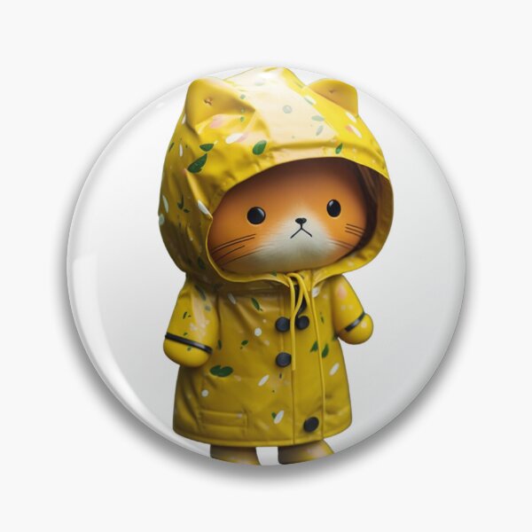 Item preview, Lost in the Rainforest - Kawaii Cartoon Raincoat Kitty designed and sold by kfir marco.
