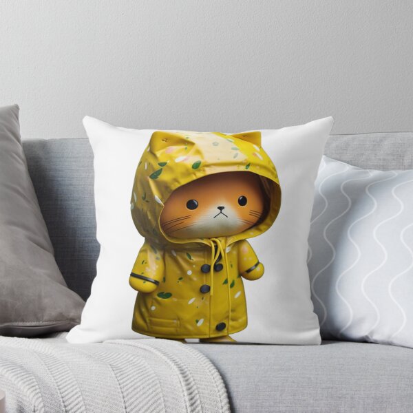 Item preview, Lost in the Rainforest - Kawaii Cartoon Raincoat Kitty designed and sold by kfir marco.