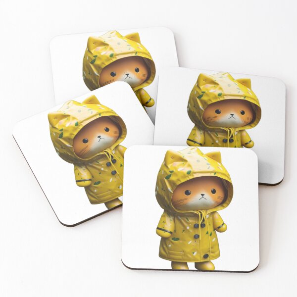 Item preview, Lost in the Rainforest - Kawaii Cartoon Raincoat Kitty designed and sold by kfir marco.