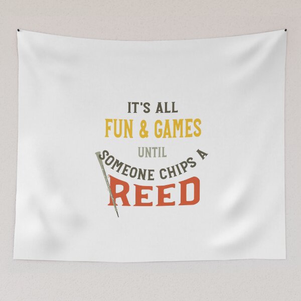 Item preview, Funny Oboe Saying It's All Fun & Games designed and sold by whyitsme.
