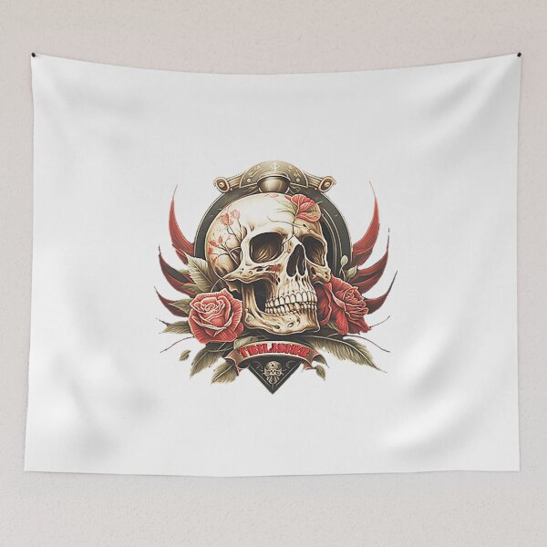 Item preview, My tattoo sketches of skull №3 designed and sold by GIORGI KHATIASHVILI.