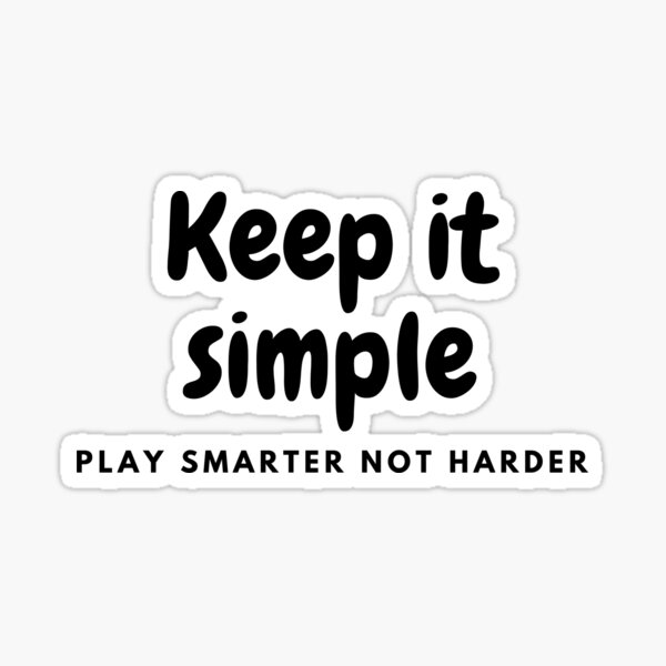 Vista previa del artículo con la obra «mantenlo simple camiseta», diseñado y vendido por OKR1M.