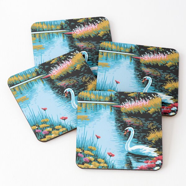 Item preview, White swan. Expressionism style designed and sold by Monlin.