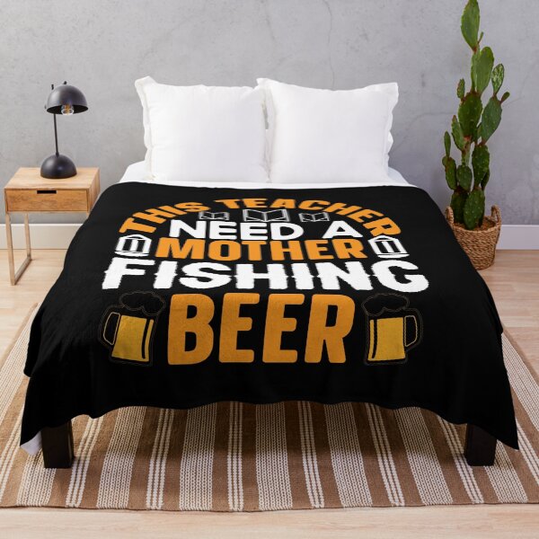 Item preview, THIS TEACHER NEED A MOTHER FISHING BEER designed and sold by SticerOcean.