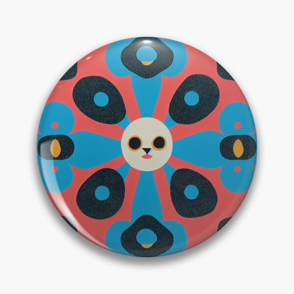 Item preview, Cute Flower Pattern in White, Pink, Blue and Yellow  designed and sold by Fine Prints.