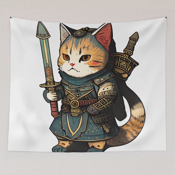 Item preview, Catman Warrior designed and sold by TaurusDigital.