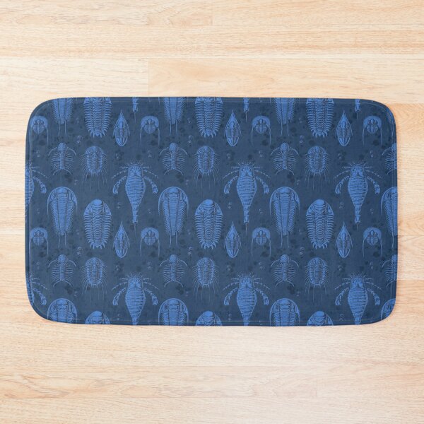 Item preview, Blue Trilobite Pattern designed and sold by Naturascopia.