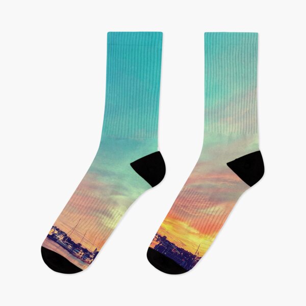 Item preview, Mermaid Sunset Marina x Pink designed and sold by HoundDesign.