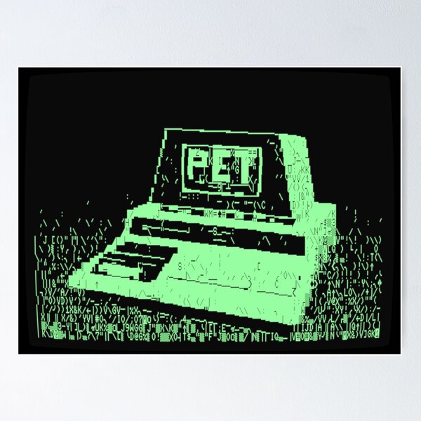 Item preview, Character art of a PET computer, displayed on the machine itself designed and sold by daveski.