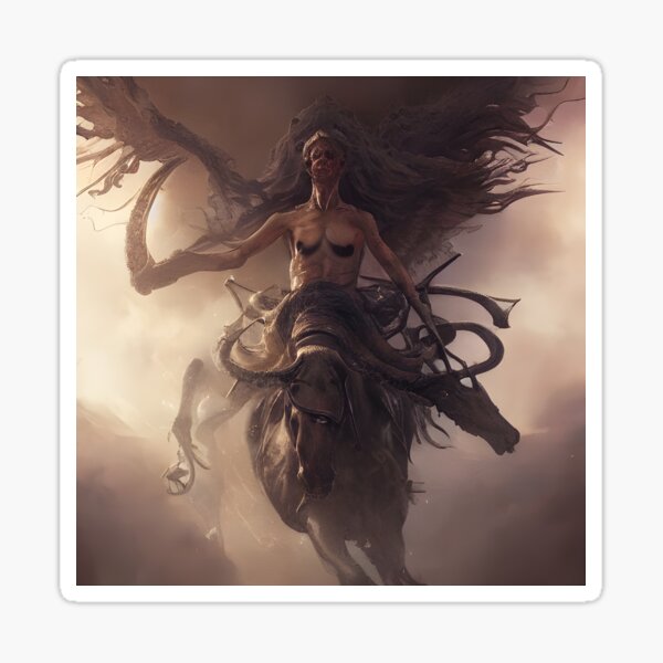 Item preview, The Second Horseman designed and sold by Dysfunction Junction.