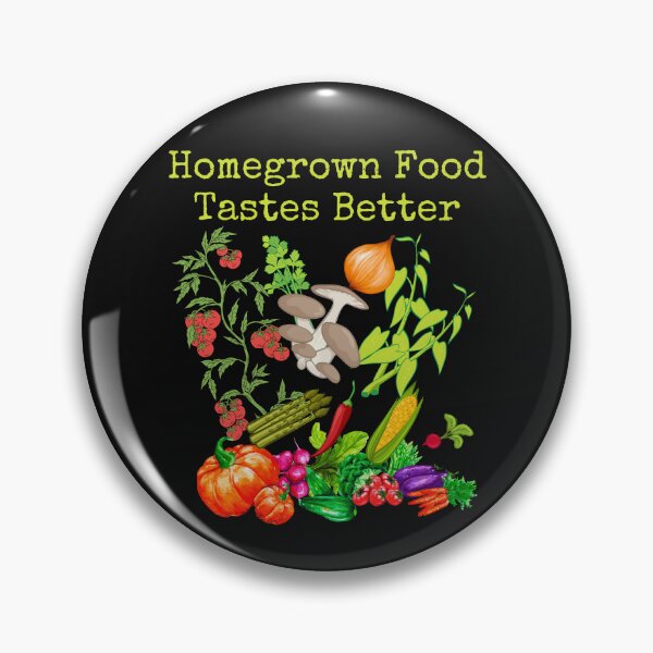 Item preview, Homegrown Food Tastes Better Colorful Gardening Design designed and sold by EarthArtDesigns.
