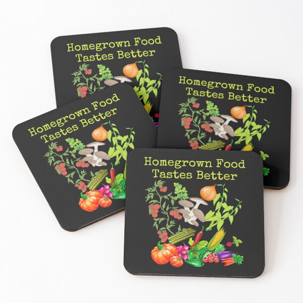 Item preview, Homegrown Food Tastes Better Colorful Gardening Design designed and sold by EarthArtDesigns.