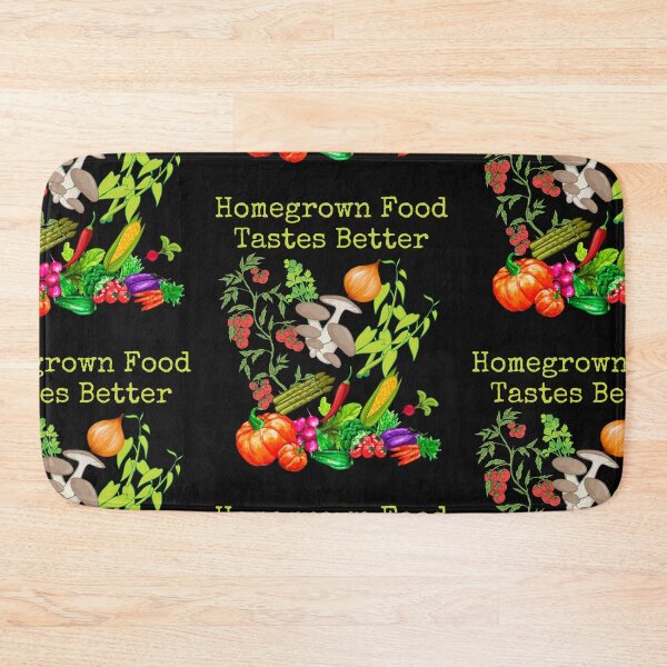 Item preview, Homegrown Food Tastes Better Colorful Gardening Design designed and sold by EarthArtDesigns.