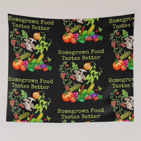 Item preview, Homegrown Food Tastes Better Colorful Gardening Design designed and sold by EarthArtDesigns.