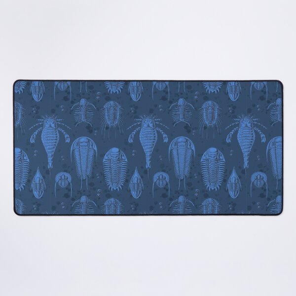 Item preview, Blue Trilobite Pattern designed and sold by Naturascopia.
