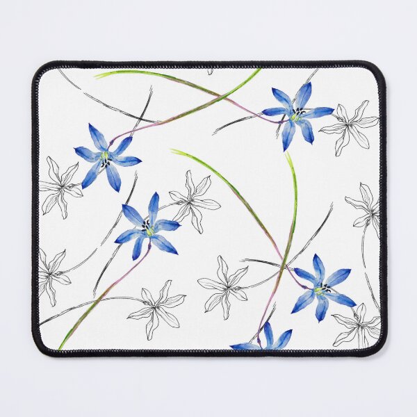 Item preview, Blue Flowers designed and sold by ollybriz.