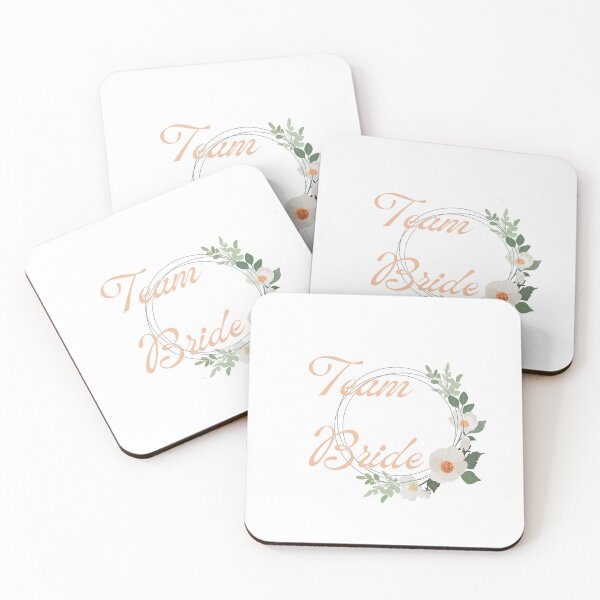 Aperçu de l'œuvre Cadeau de douche nuptiale Team Bride Bachelorette créée et vendue par Way Cool Tees.