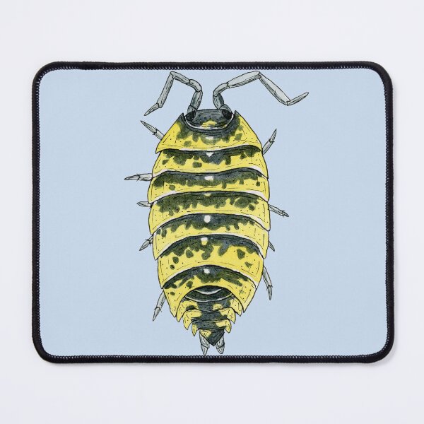 Item preview, Porcellio ornatus Isopod, high yellow designed and sold by paintedpansy.