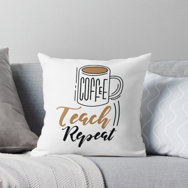 Item preview, COFFEE TEACH REPEAT designed and sold by SticerOcean.