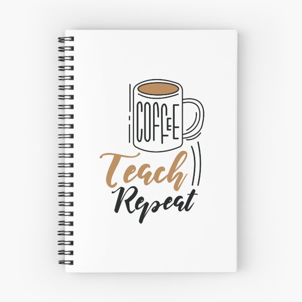 Item preview, COFFEE TEACH REPEAT designed and sold by SticerOcean.