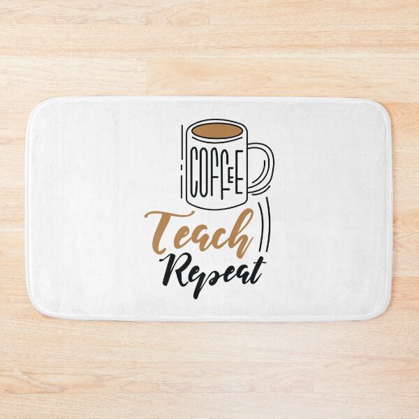 Item preview, COFFEE TEACH REPEAT designed and sold by SticerOcean.