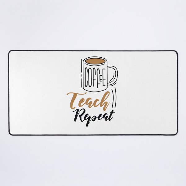 Item preview, COFFEE TEACH REPEAT designed and sold by SticerOcean.