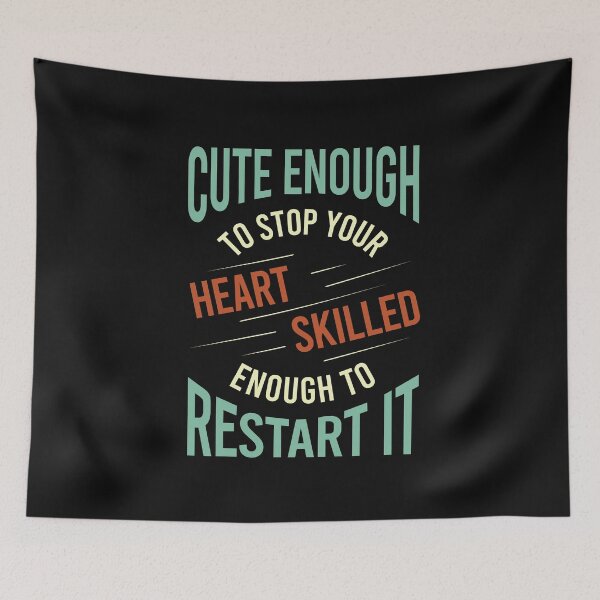 Item preview, Funny Paramedic Cute Enough to Stop Your Heart designed and sold by whyitsme.