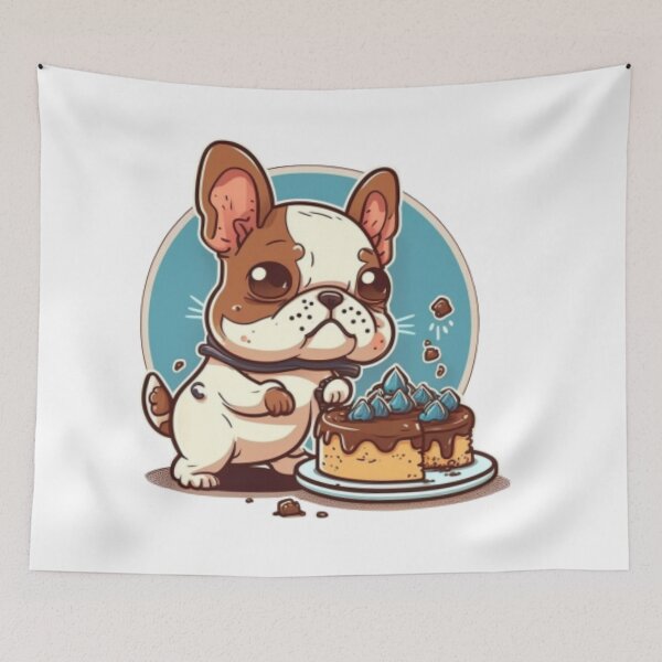 Item preview, Frenchie the Cake Eater French Bulldog  designed and sold by PetsEnough.