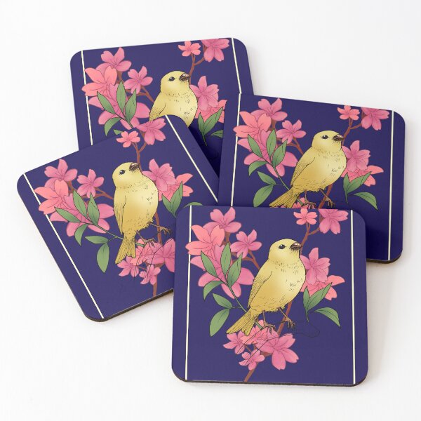 Item preview,  Purple graphic of Asian songbird  designed and sold by Juliet  Thomas.
