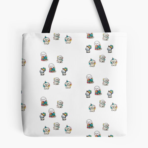 Item preview, Dogs Birthday Shih Tzu Man Woman Child White Colourful STICKER PACK designed and sold by Furry-BFF.