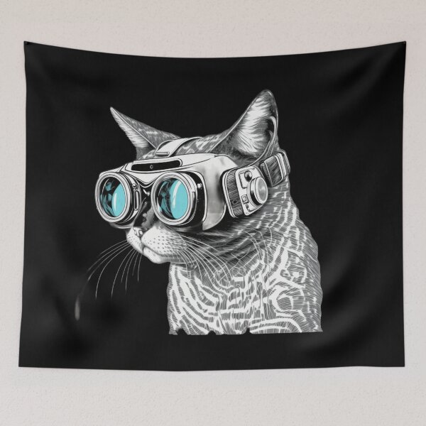 Item preview, VR Cat (black) designed and sold by joseluislopez.