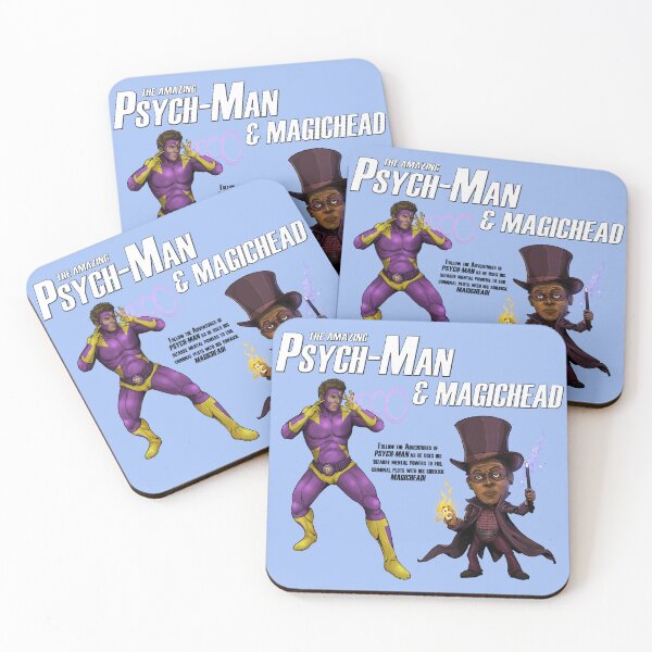 Item preview, The Amazing Psych-Man & MagicHead designed and sold by MysteryBuff.
